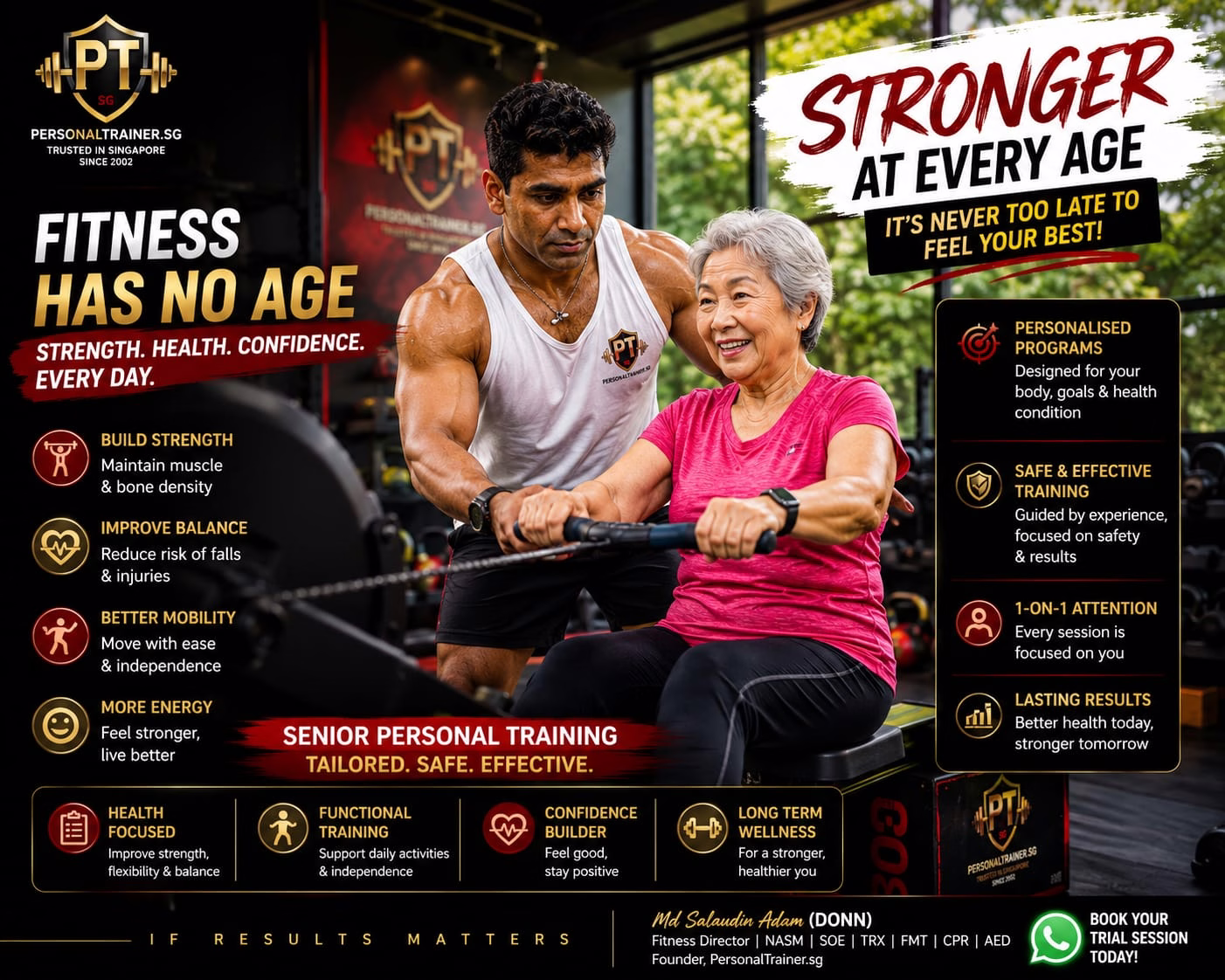 Affordable Rates & Packages Couple & Partner Personal Training Near Pasir Ris MRT